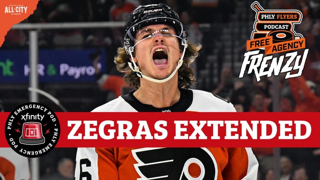 BREAKING: Flyers Sign Trevor Zegras To 4-Year, $9.125M AAV Contract Extension | PHLY Flyers Podcast