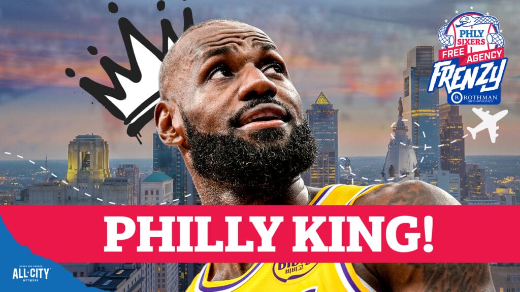 LEBRON JAMES STUNS THE BASKETBALL WORLD BY SIGNING WITH THE 76ERS | PHLY SIXERS PODCAST