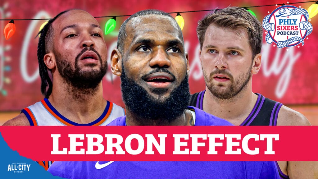 LeBron James, Sixers Get MARQUEE Christmas Lakers Game, Knicks Opener | PHLY Sixers Podcast