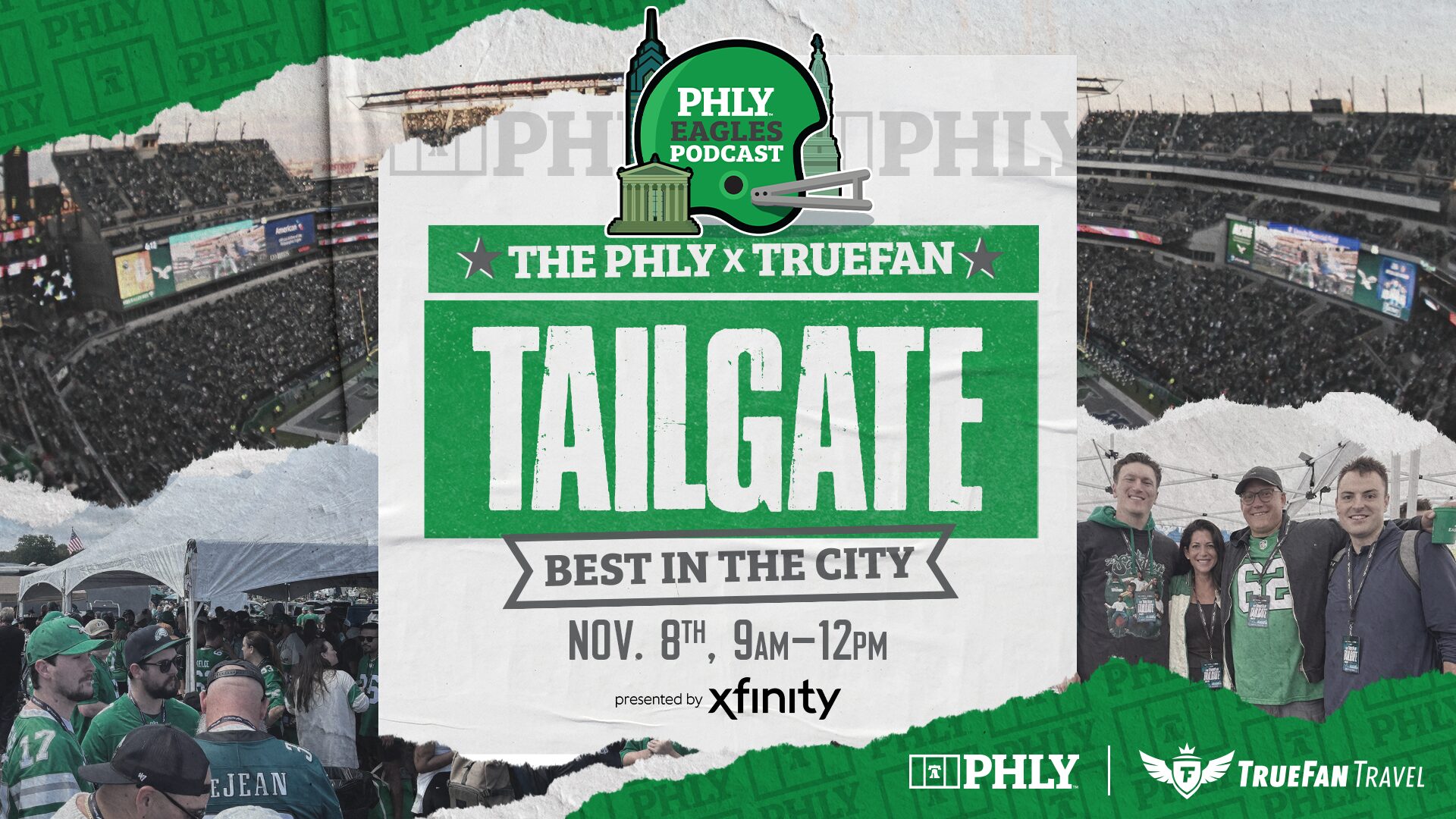 PHLY Eagles Tailgate vs Giants Presented by TrueFan Travel