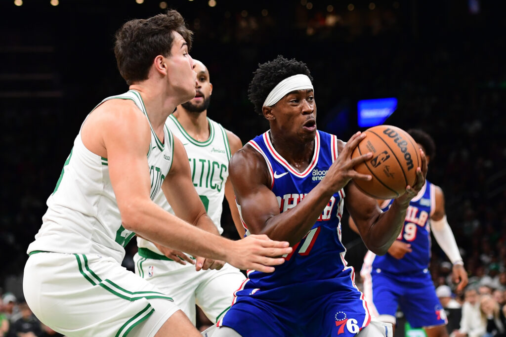 VJ Edgecombe impresses in Sixers’ blowout preseason loss to Celtics