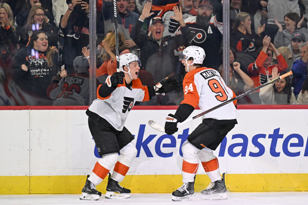 10 observations: Michkov, Martone lead the way as Flyers finally score first win of the season