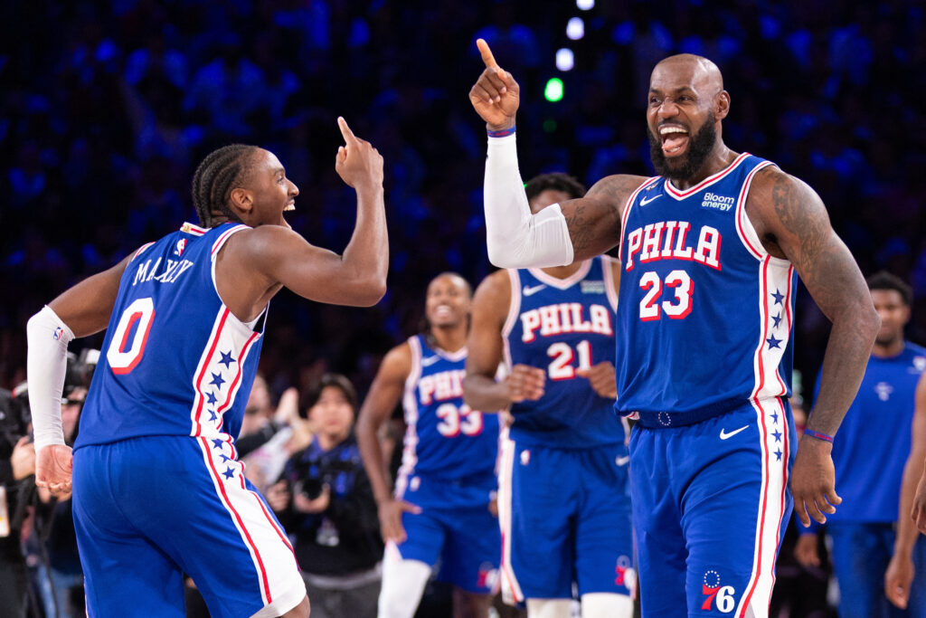With two jaw-dropping wins, LeBron James’ Sixers have announced their arrival