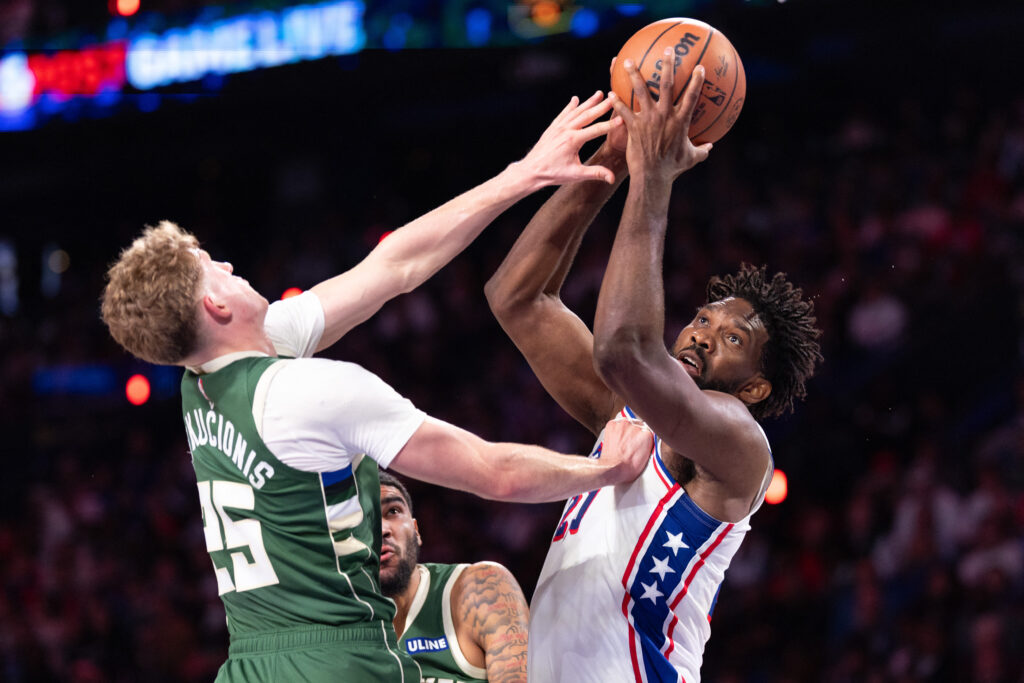 Joel Embiid triple-double leads Sixers to win over Bucks and 3-0 start